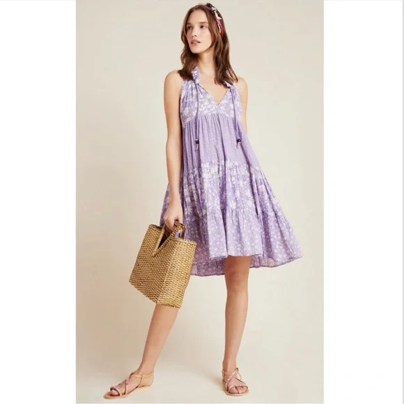 Ro's Garden Sofia Beaded Tunic Dress Medium - Picture 16 of 16